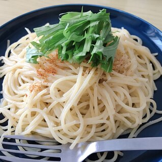 【ペペロンチーノ1人分】一味唐辛子で作る☺︎